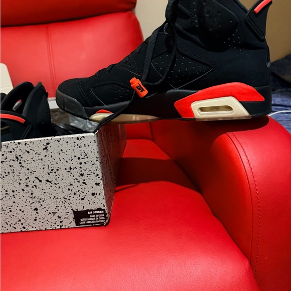 Nike Air Jordan Retro 6 INFRARED 2018 release Size 9.5 - Picture 12 of 13